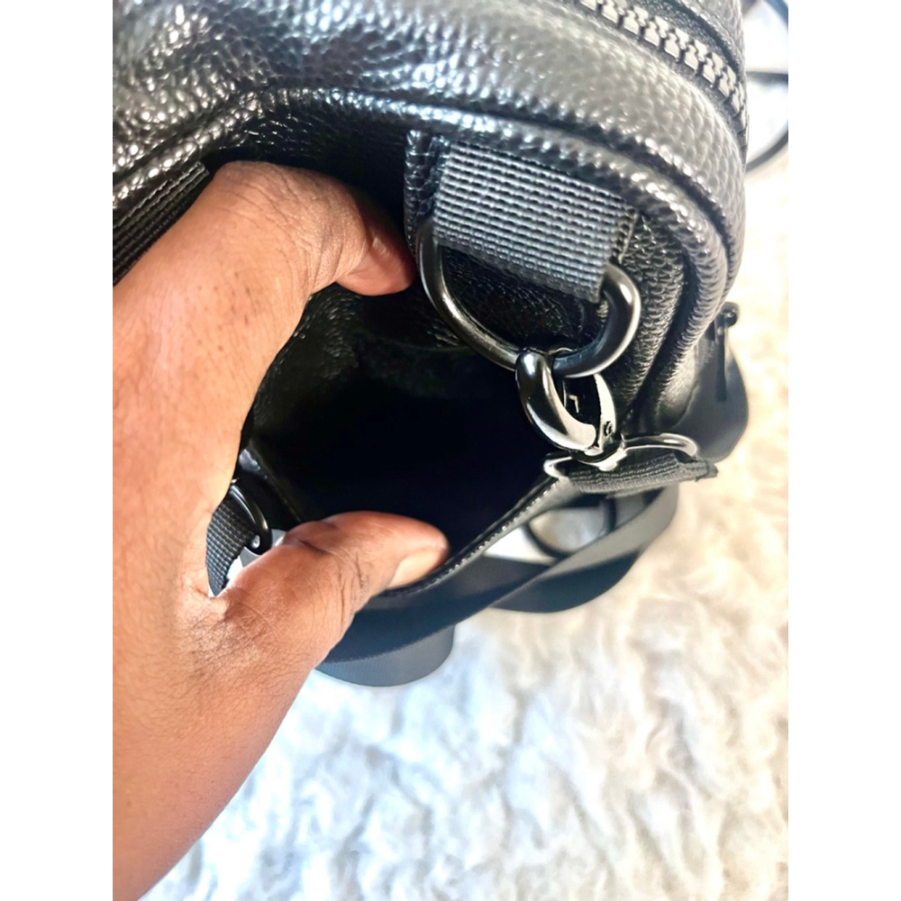 Brixley Leather Midnight Crossbody Bag Small - Picture 8 of 9